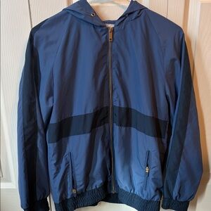 Blue Hooded Women's Jacket